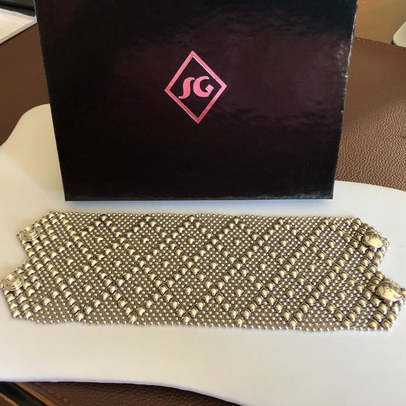 Sergio Guttierez LIQUID METAL B26 Silver Mesh Bracelet - Picture 1 of 13